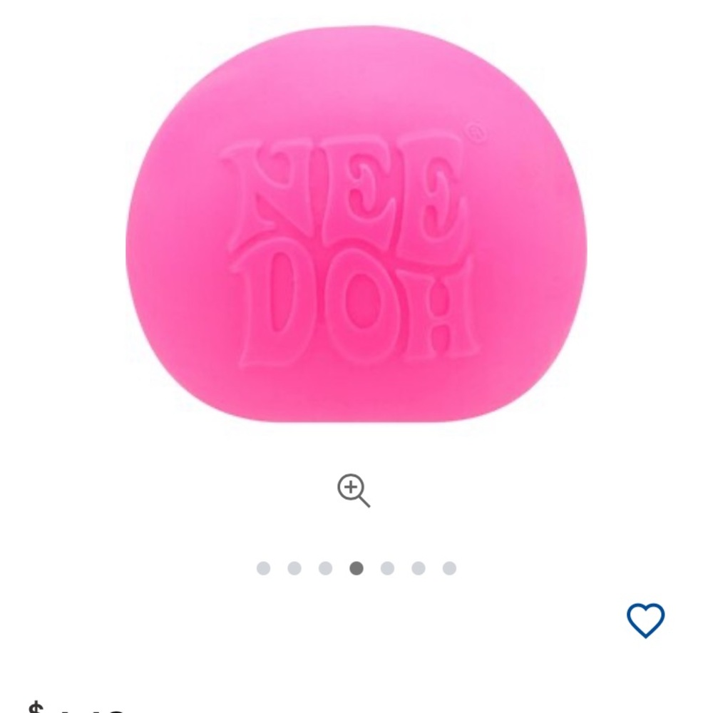 NeeDoh Schylling Color Change PINK ball NEW